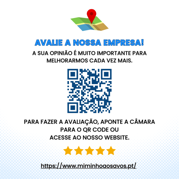 Avalie o nosso trabalho