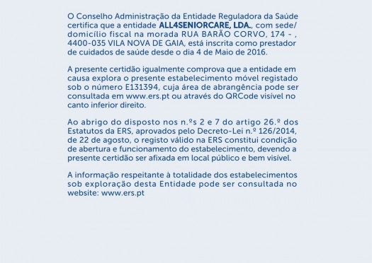 Certidão de Registo