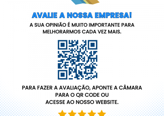 Avalie o nosso trabalho