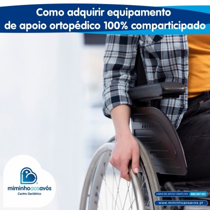 Como adquirir equipamento de apoio ortopédico 100% comparticipado