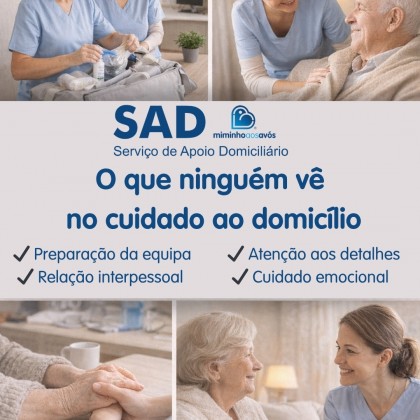 O cuidado vai muito além do que se vê.