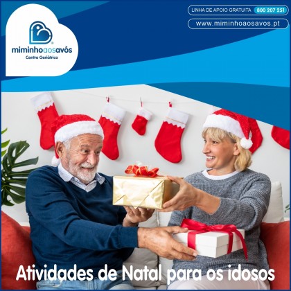 Atividades de Natal para os idosos   