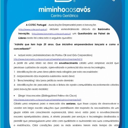 Iniciativa empreendedora no mercado S�nior na opini�o de dois especialistas econ�micos